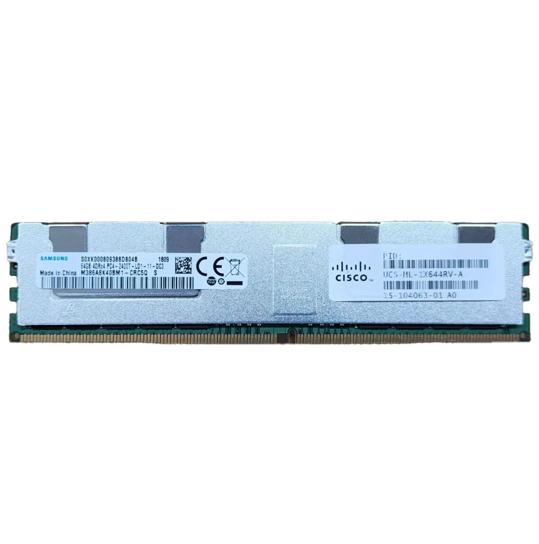 Cisco 64GB 4800Mhz 2Rx4 ECC DDR5 RDIMM Memory (Optane™ Persistent) | UCS-MRX64G2RE1