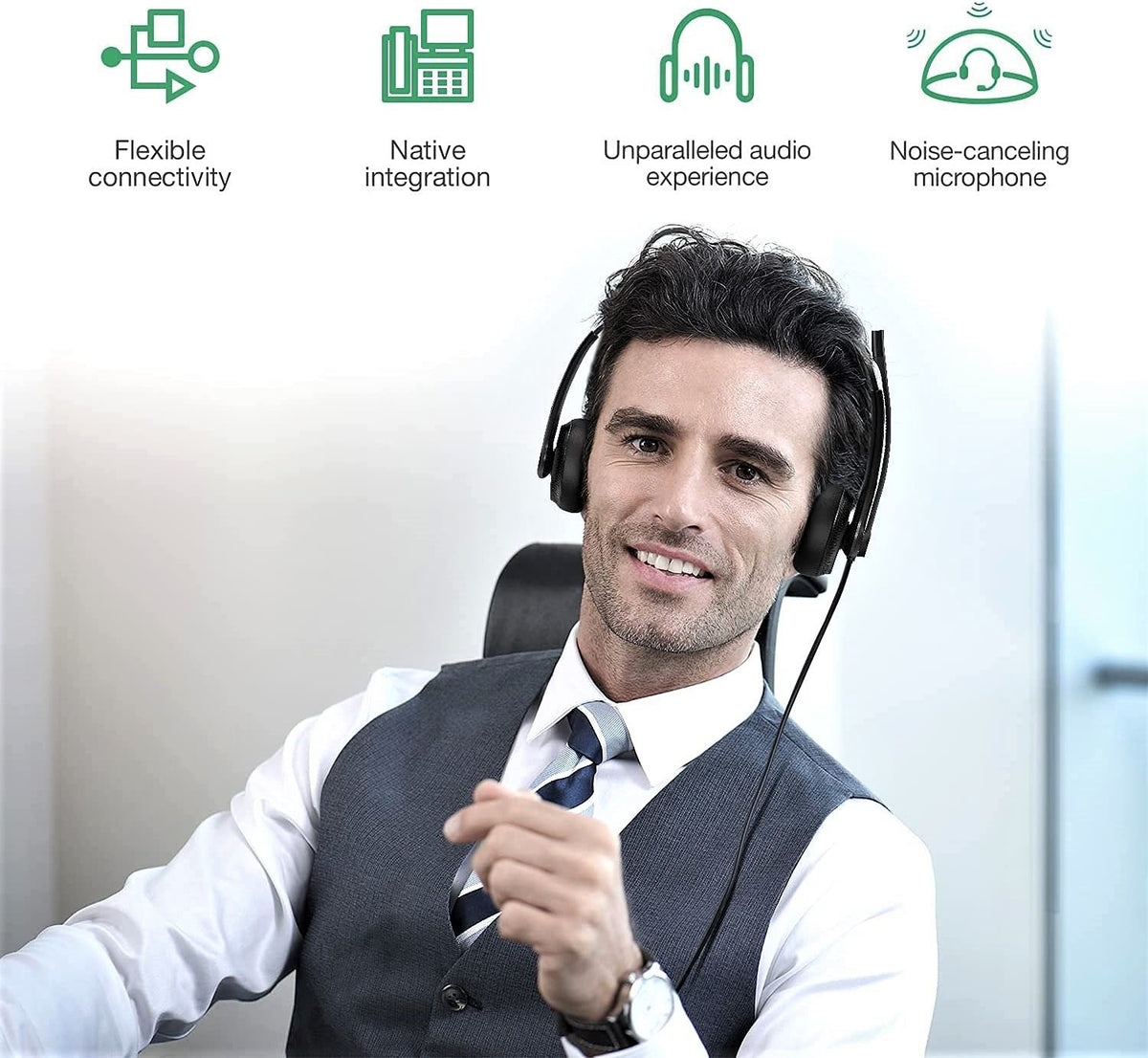 Yealink UH34 Dual/Mono USB-A Wired Headset