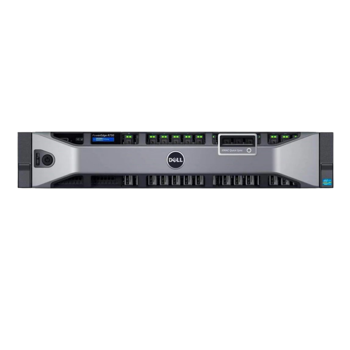 Dell PowerEdge R730 16-bay Server 2x E5-2650 V4=24 Cores H730 64GB RAM 2x trays