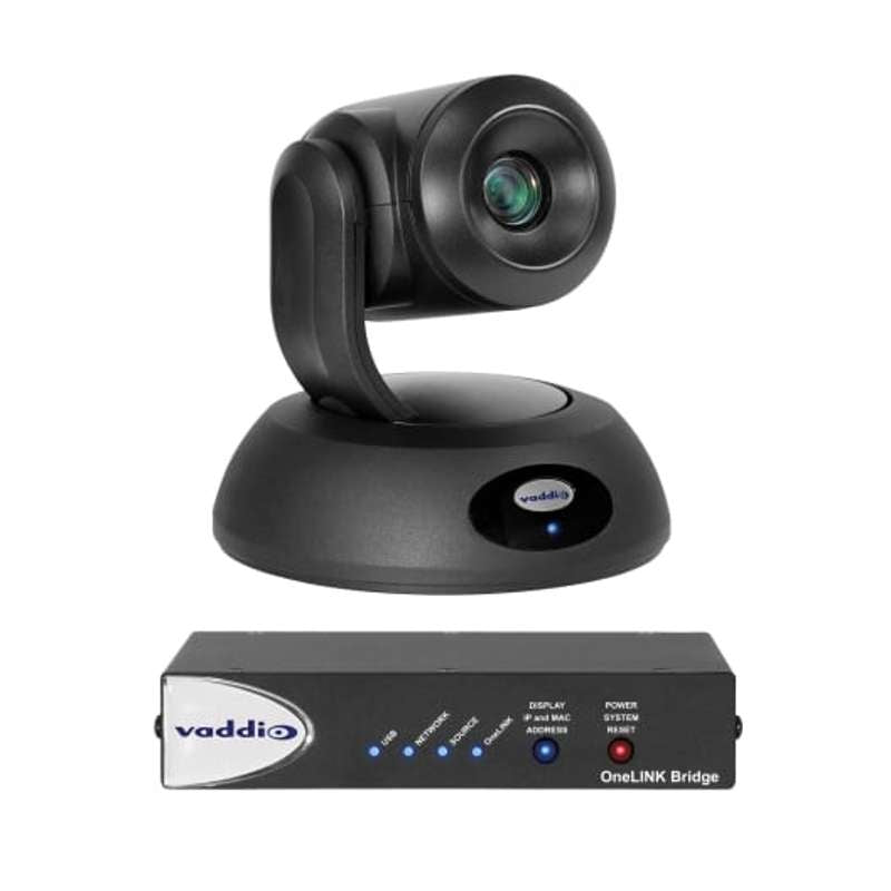 Vaddio RoboSHOT 4K 12E HDBT OneLINK Bridge System, Black