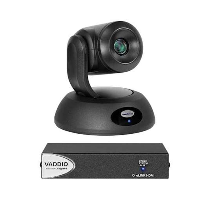 Vaddio RoboSHOT 4K 30E HDBT OneLINK HDMI PTZ Camera System, Black