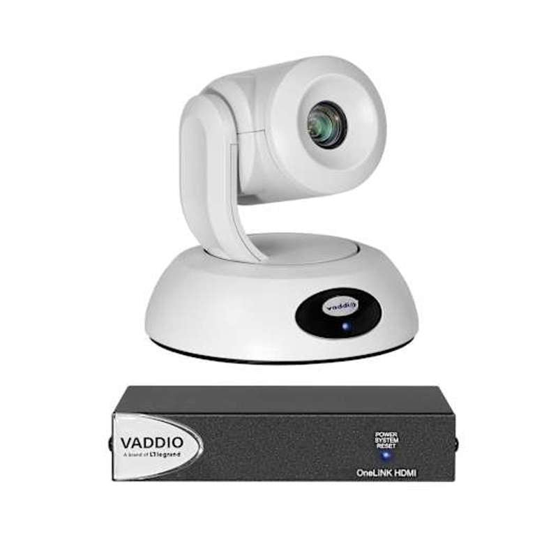 Vaddio RoboSHOT 4K 30E HDBT OneLINK HDMI PTZ Camera System, White