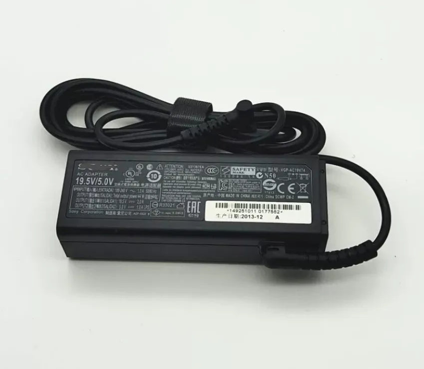 VGP-AC19V74 19.5V/5V 2.0A AC Power Adapter Charger For Sony Laptop