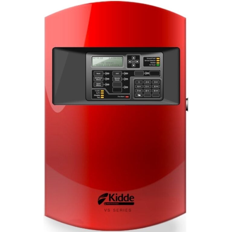 VS1-R | Kidde Intelligent Fire Alarm Control Panel 64-Point, 1 Loop, Red