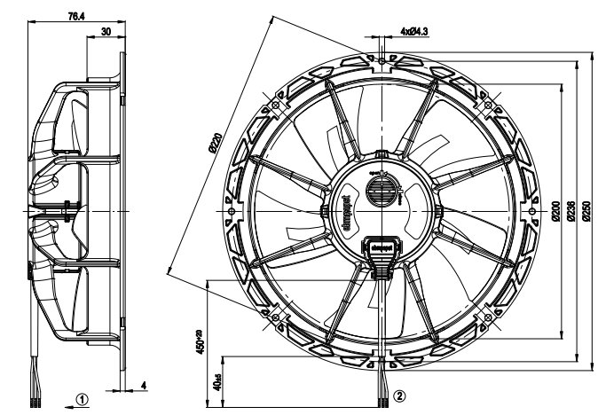 W1G200-EA91-45 EBMpapst AC Fans
