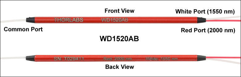 T-WD1525F - 1550 nm / 1625 nm Wavelength Division Multiplexer, FC/PC Connectors