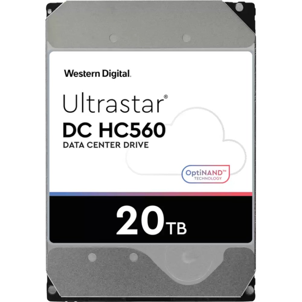 Western Digital Ultrastar DC HC560 WUH722020ALE6L4 20TB 7.2K RPM SATA 6Gb/s 3.5in Hard Drive