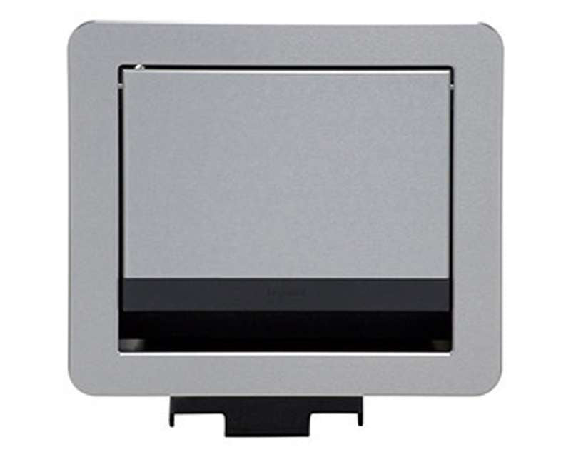 Wiremold InteGreat All Power Table Box, Field Wired, Aluminum