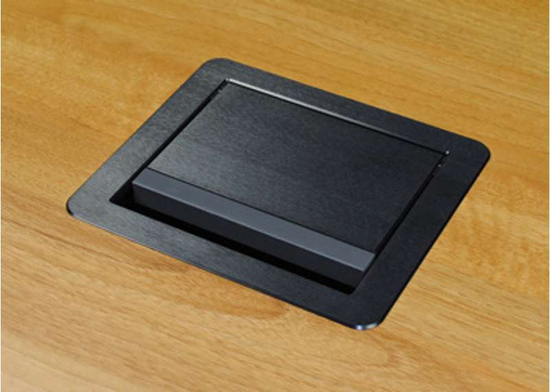 Wiremold InteGreat All Power Table Box, Field Wired, Black