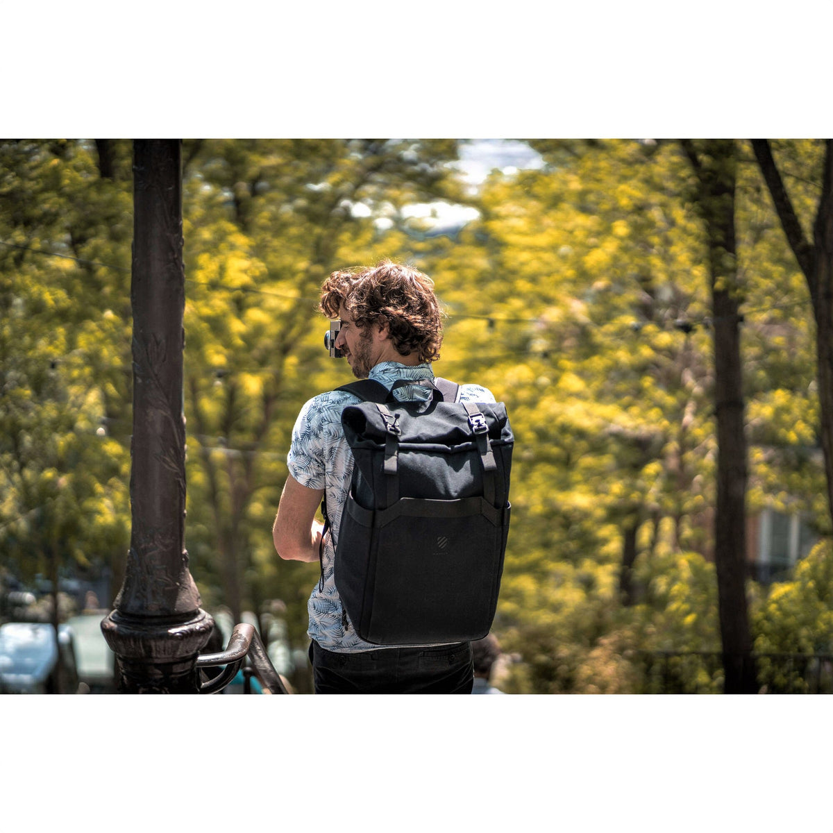 Langly Weekender Backpack with Camera Cube