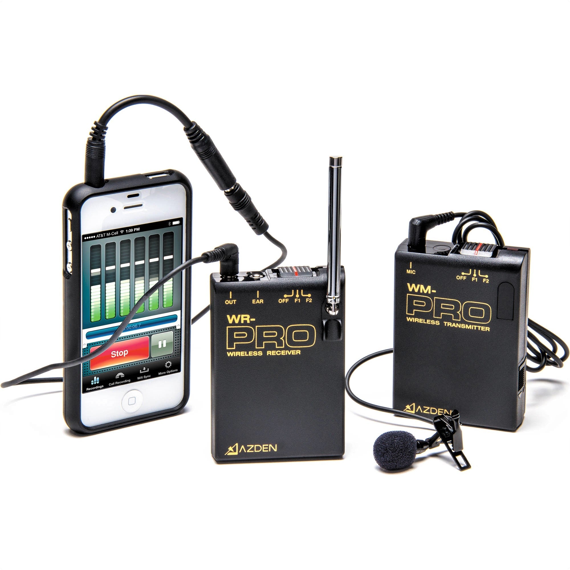 Azden VHF Wireless Lavalier Microphone System for Smartphones (169 & 170 MHz)