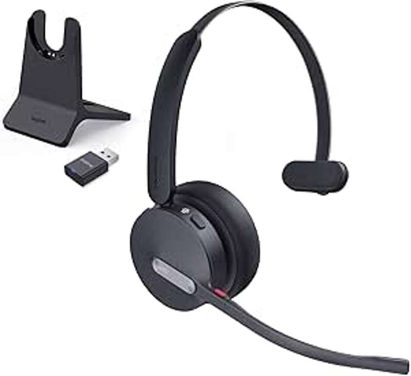Yealink WH64 Mono UC - DECT Wireless Headset for Unified Communications