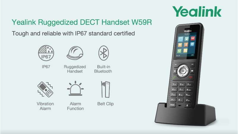 Yealink W59R Rugged DECT IP Phone