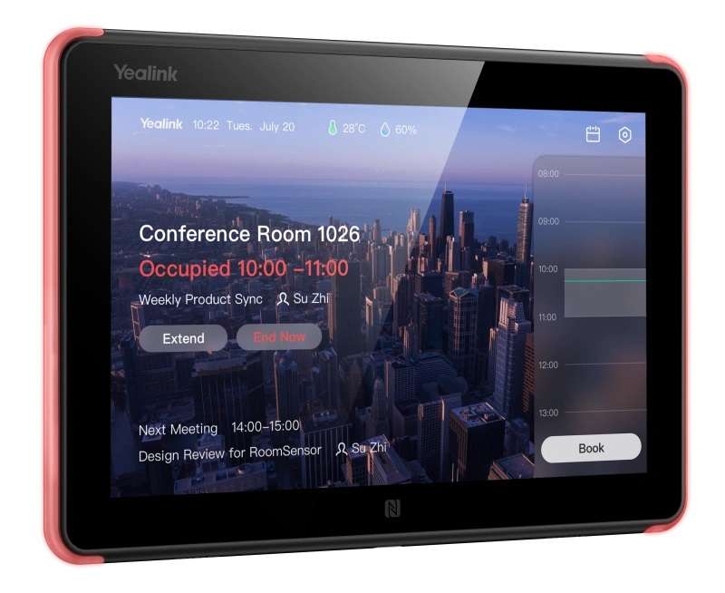 Yealink RoomPanel Plus E2 Advanced Room Scheduling Panel with Android 13