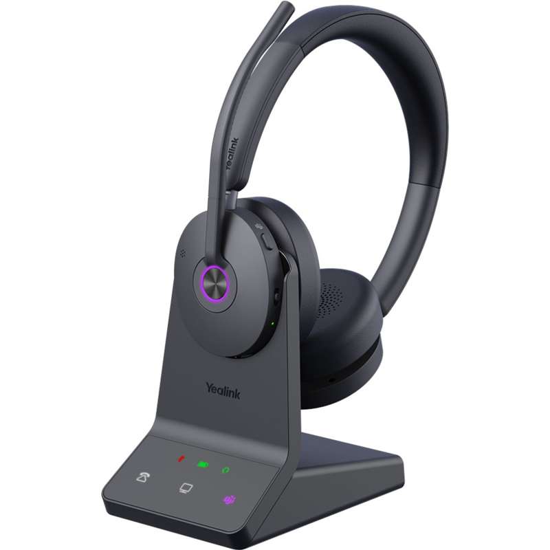 Yealink WH68 Hybrid Teams Stereo Wireless Headset with DECT & Bluetooth