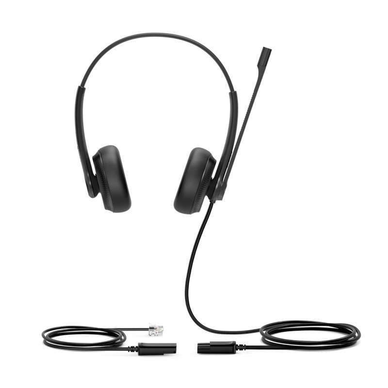 Yealink YHS34 Dual Lightweight Analog Headset for Yealink IP Phone