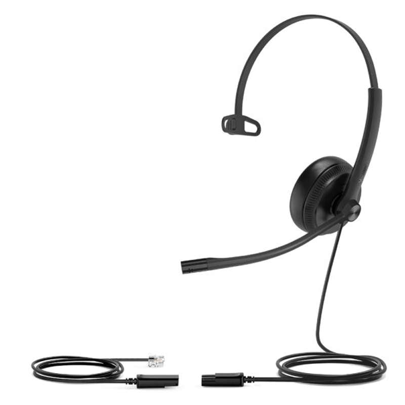 Yealink YHS34 Mono for 3rd Party Professional RJ9 Wired Headset for Cisco and Other IP Phones