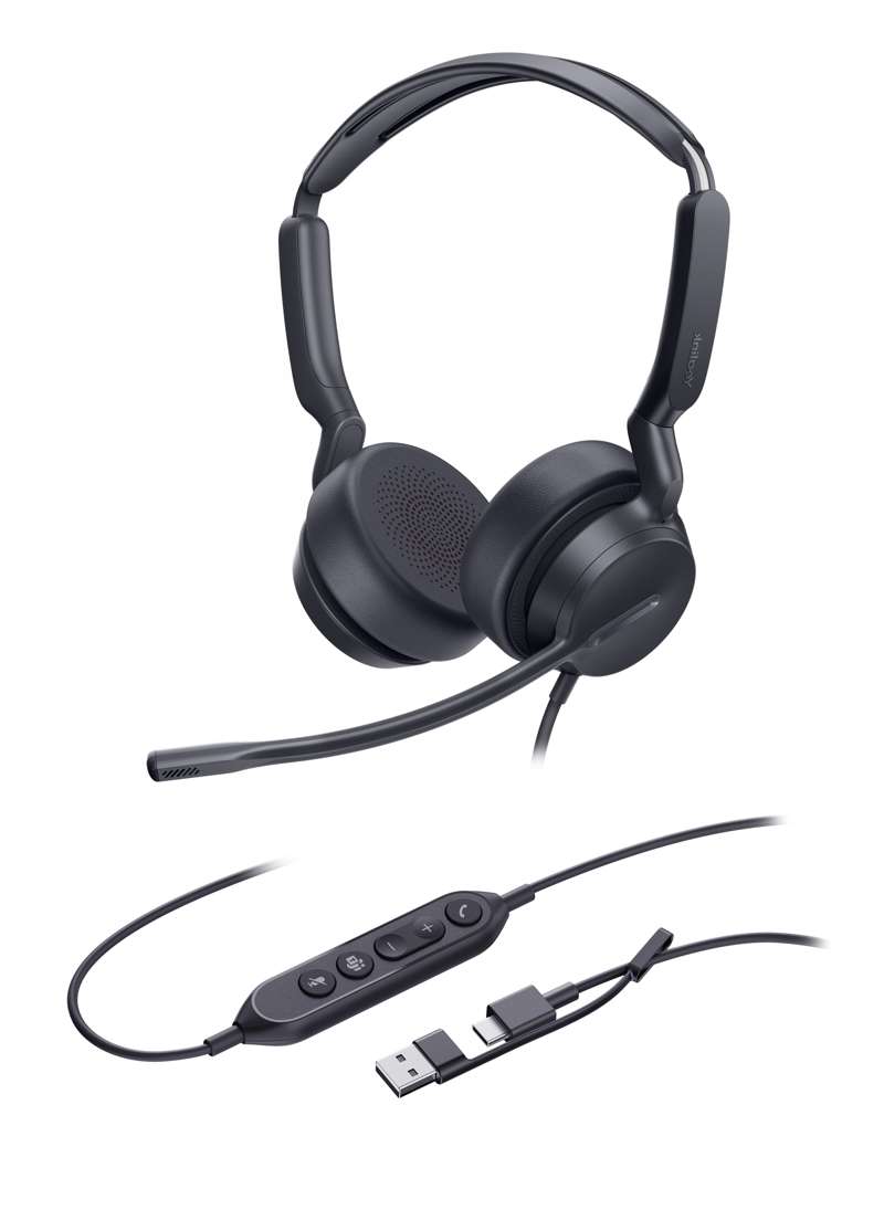 Yealink UH42 Dual UC USB-C/A Stereo USB Headset for Unified Communications