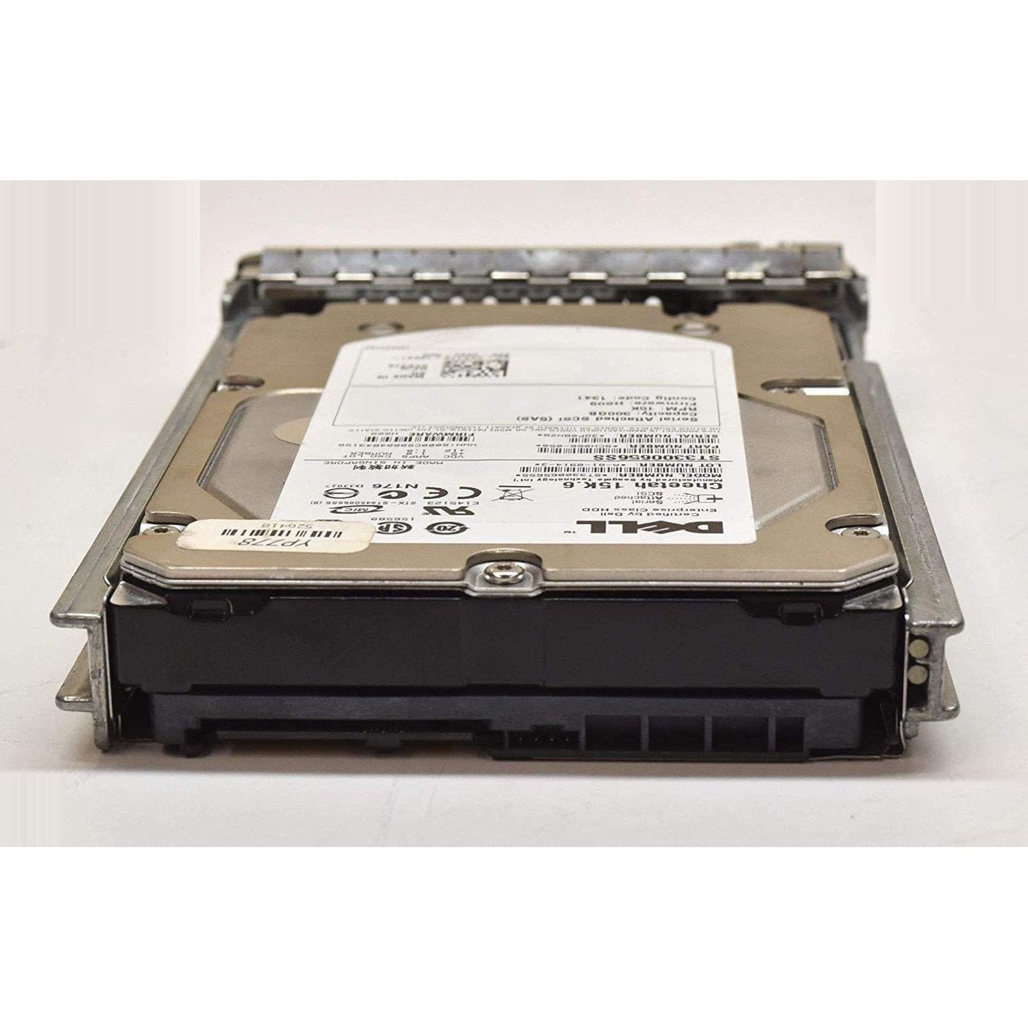 YP778 - DELL ENTERPRISE CLASS 300GB 15K SAS 3.5" 3Gbps 16MB CACHE HARD DRIVE W/TRAY F9541 COMPATIBLE WITH PowerEdge R900 R905 1900 1950 2900 2950 2970 MD1000 MD3000 MD3000i-FoxTI
