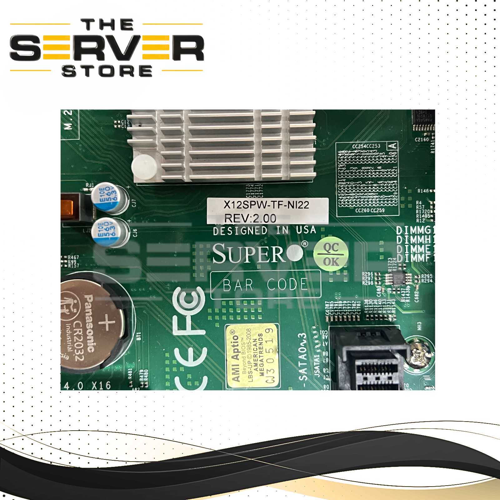 Nutanix Socket LGA4189 Intel C621A NX-1175S-G8 10GbE Motherboard X12SPW-TF-NI22