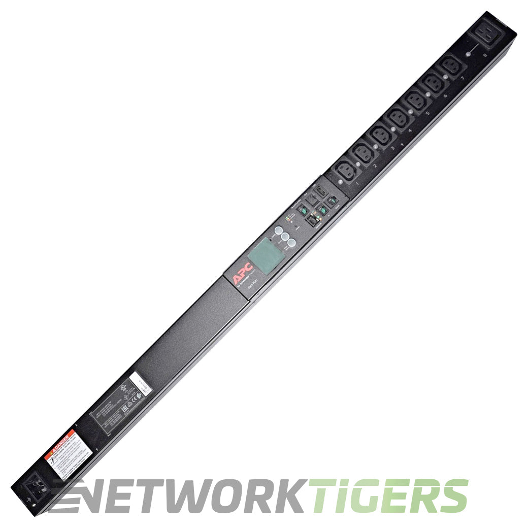 APC AP8958 20A 7x IEC 60320 C13 1x IEC 60320 C19 ZeroU Switched Rack PDU