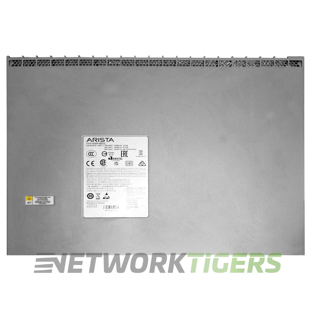 NEW Arista CCS-720XP-48ZC2-F 48x MultiGB PoE RJ45 4x SFP+ 2x QSFP28 F-B Switch