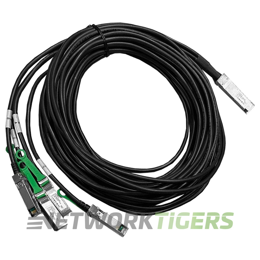 NEW Arista CAB-Q-4S-100G-5M 5m 100GB QSFP28 to 4x 25GB SFP+ DA Breakout Cable
