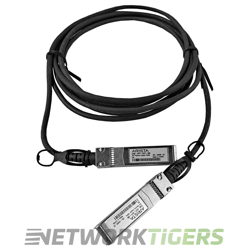 Arista CAB-SFP-SFP-3M 3m 10GB SFP+ Direct Attach Copper Cable