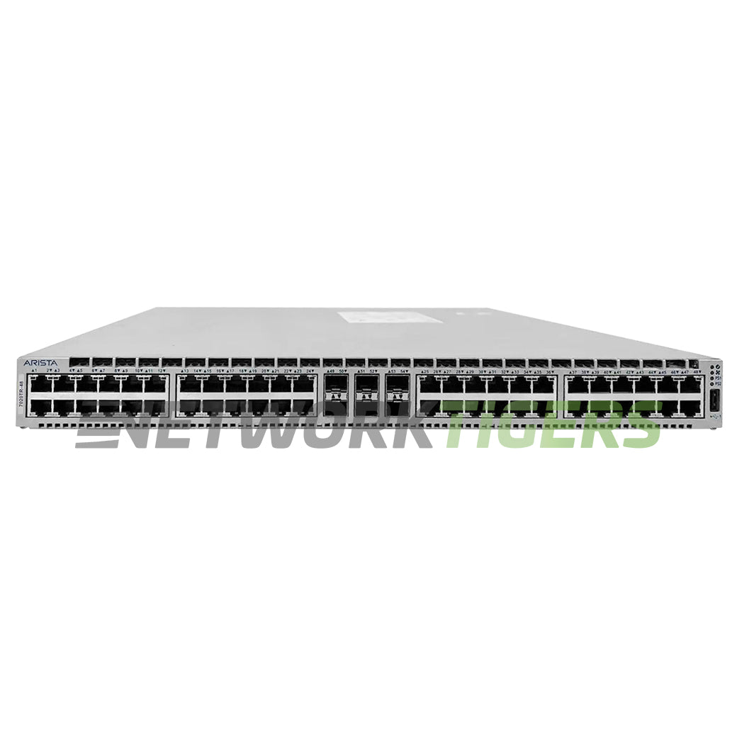 NEW Arista DCS-7020TR-48-F 48x GE RJ45 6x 10G SFP+ F-R Airflow Switch