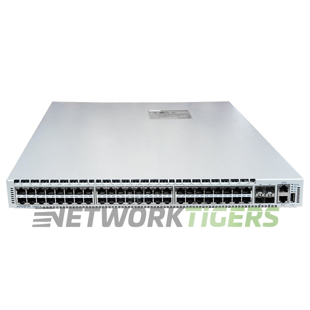 Arista DCS-7048T-A-R 48x 1GB RJ45 4x 10GB SFP+ Back-to-Front Airflow Switch
