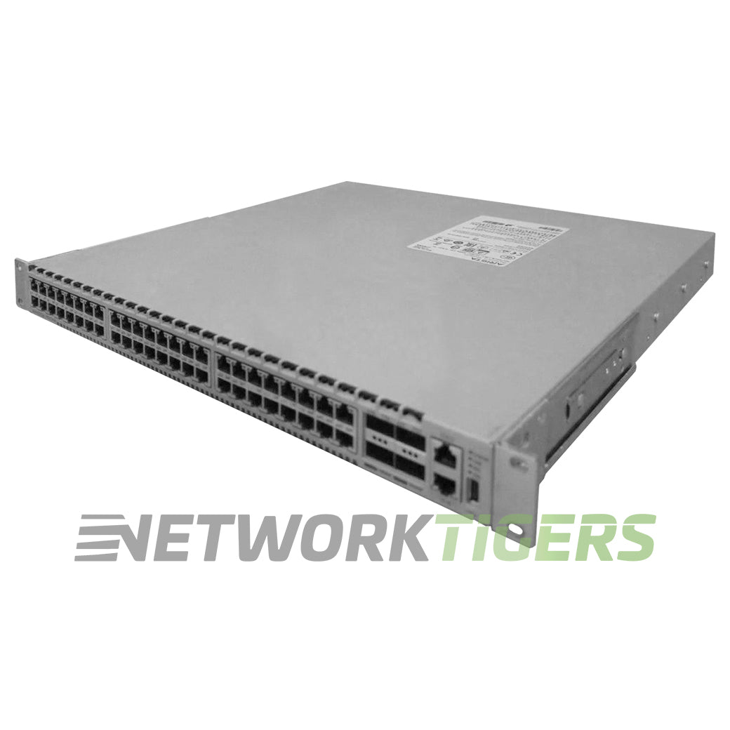 Arista DCS-7050T-64-F 48x 10GB Copper 4x 40GB QSFP+ Front-to-Back Airflow Switch