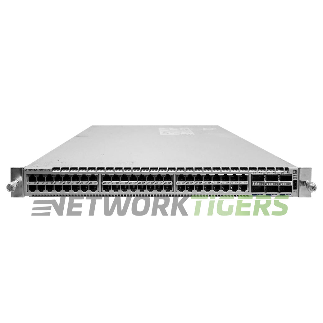 NEW Arista DCS-7050TX-72Q-R 48x 10GB Copper 6x 40GB QSFP+ B-F Airflow Switch