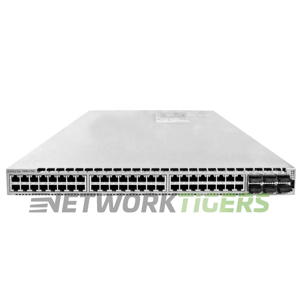 Arista DCS-7050TX-72Q-R 48x 10GB Copper 6x 40GB QSFP+ Back-to-Front Air Switch
