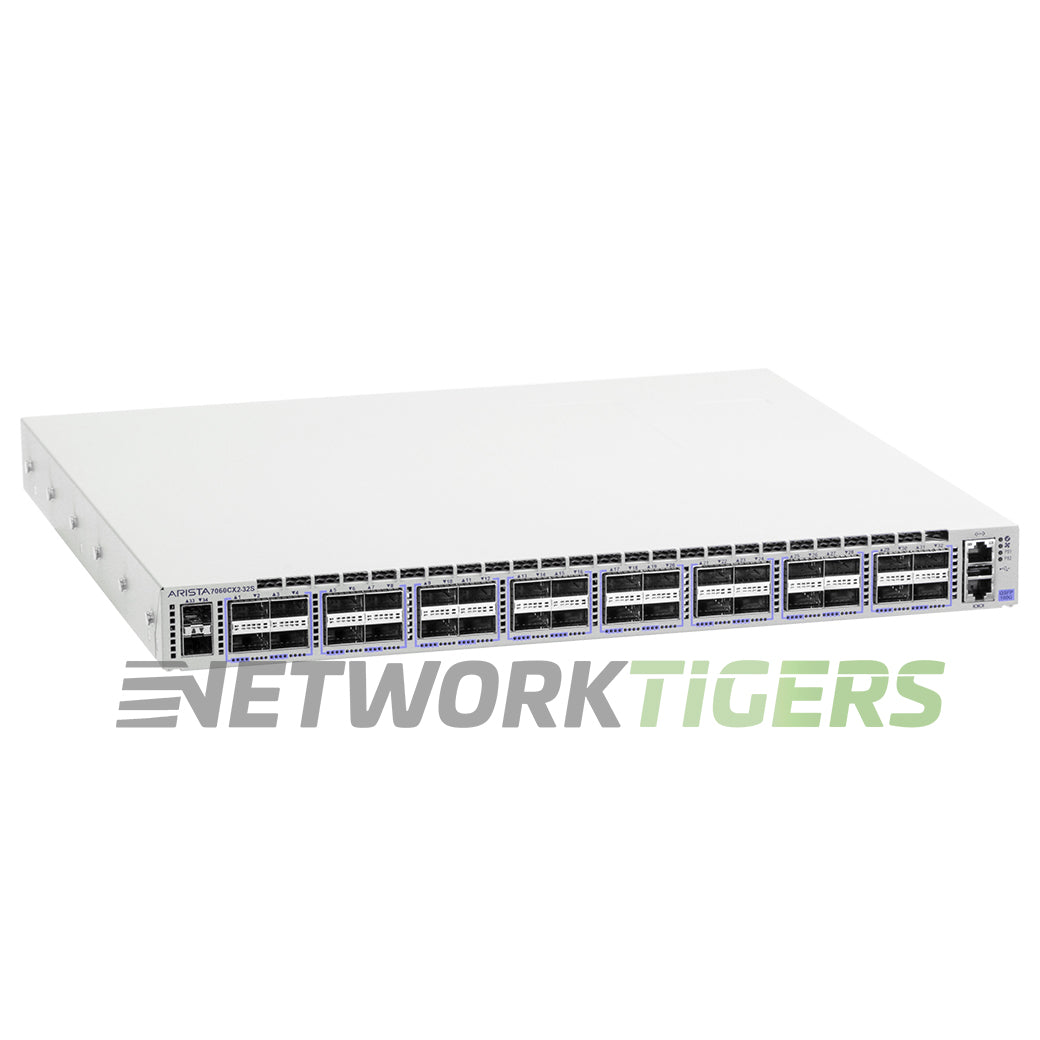 Arista DCS-7060CX2-32S-R HPE JH977A 32x 100GB QSFP 2x 10GB SFP+ B-F Air Switch