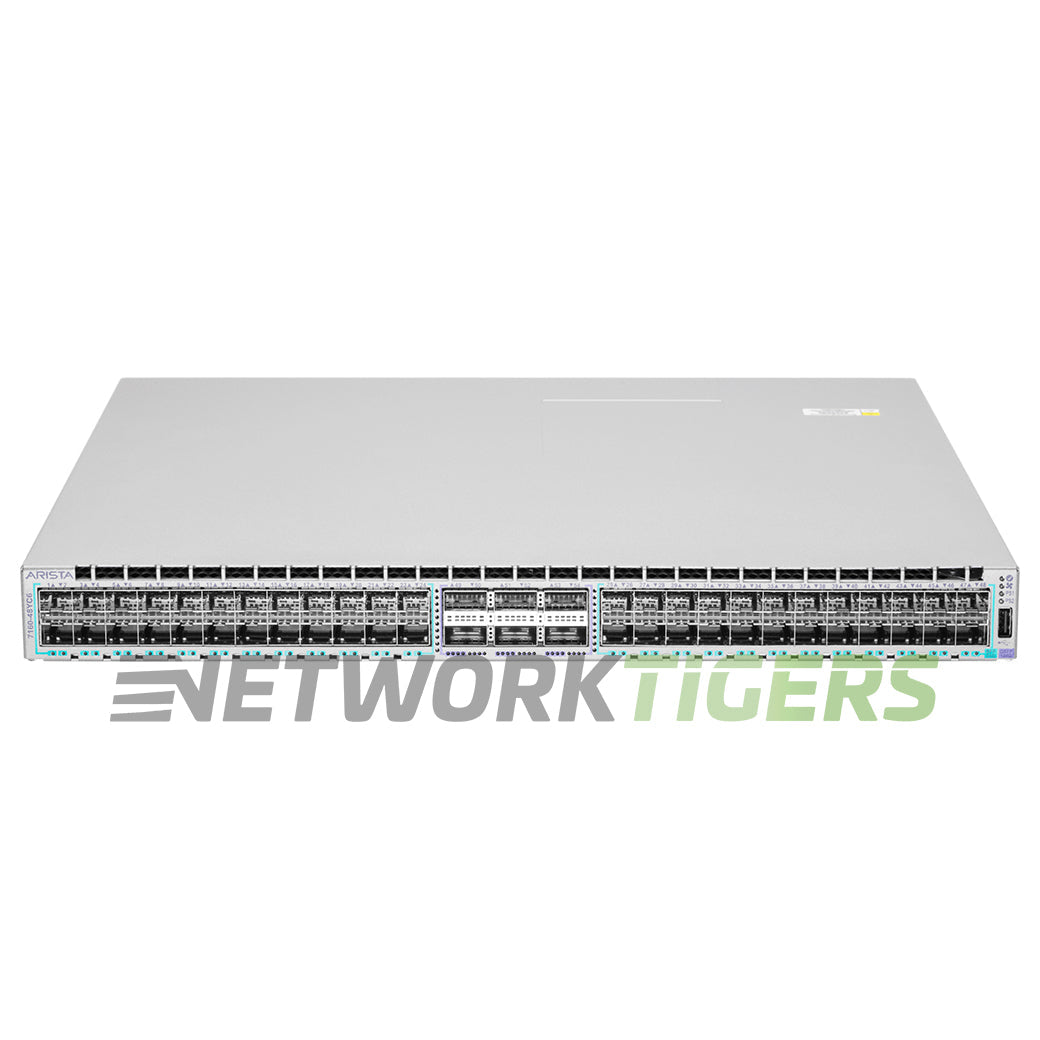Arista DCS-7160-48YC6-F 48x 25GB SFP28 6x 100GB QSFP Front-to-Back Air Switch