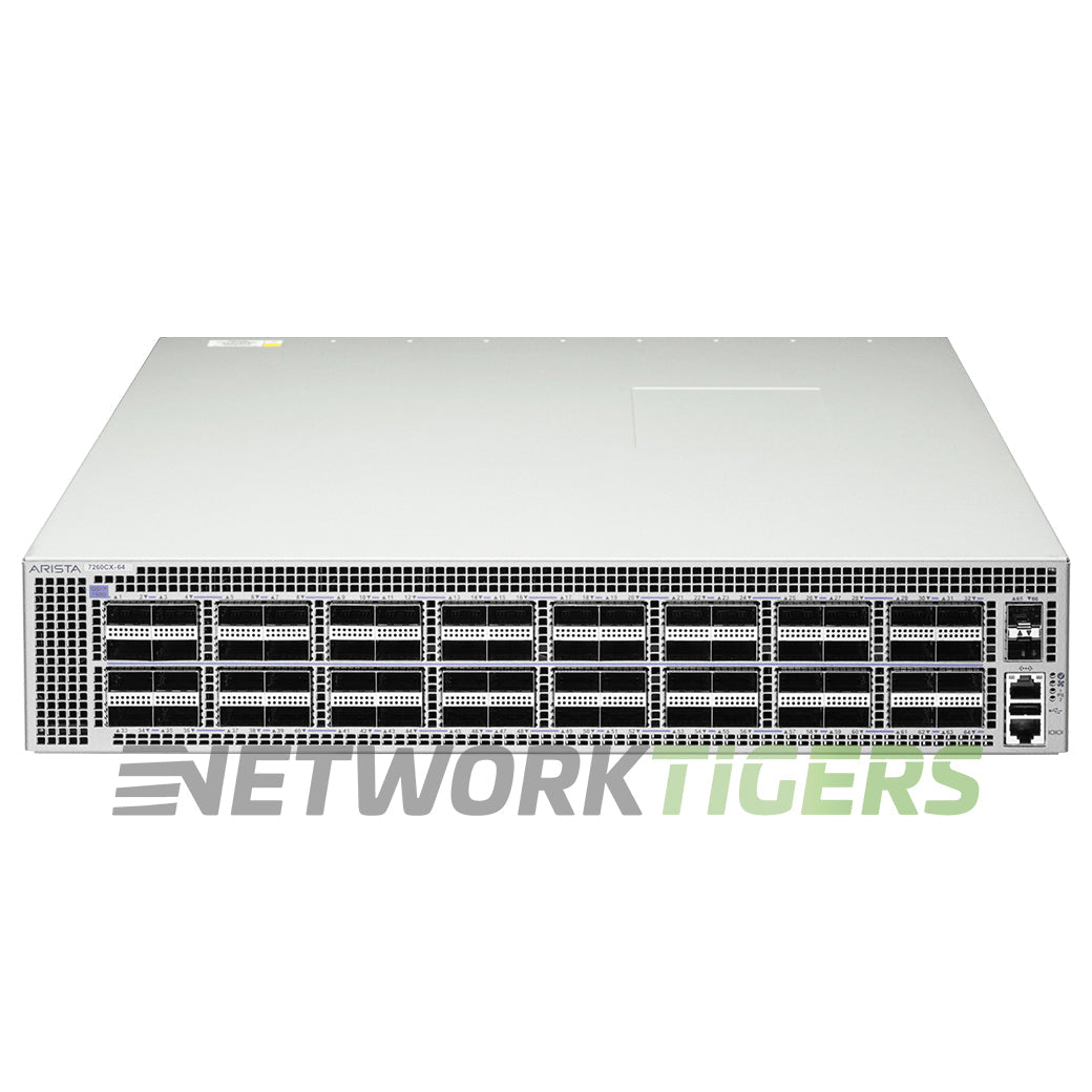 NEW Arista HPE DCS-7260CX-64-F JH799A 64x 100GB QSFP100 2x 10GB SFP+ F-B Switch