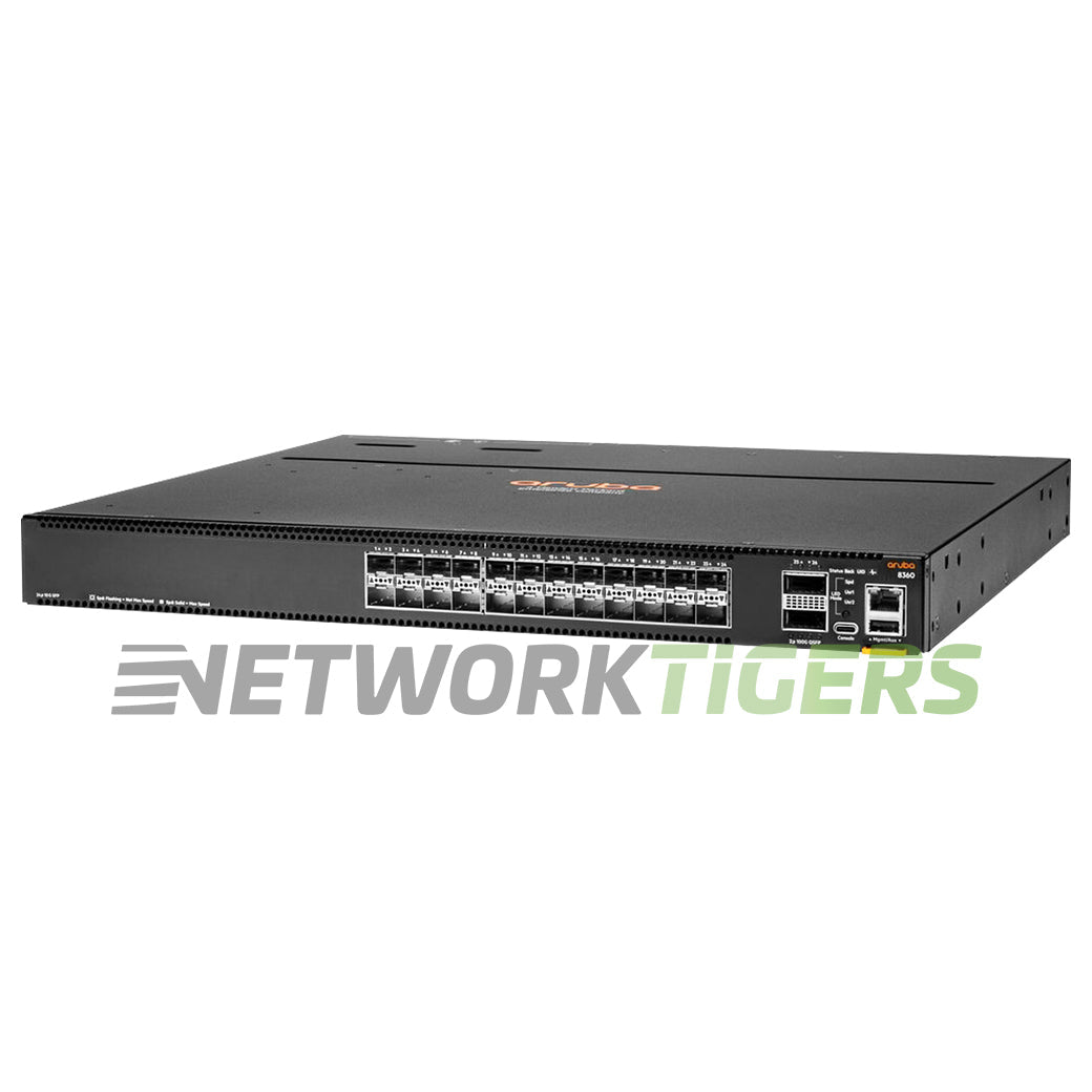 NEW HPE Aruba JL710A CX 8360 Series 8360-24XF2C Front-to-Back Air Switch Bundle
