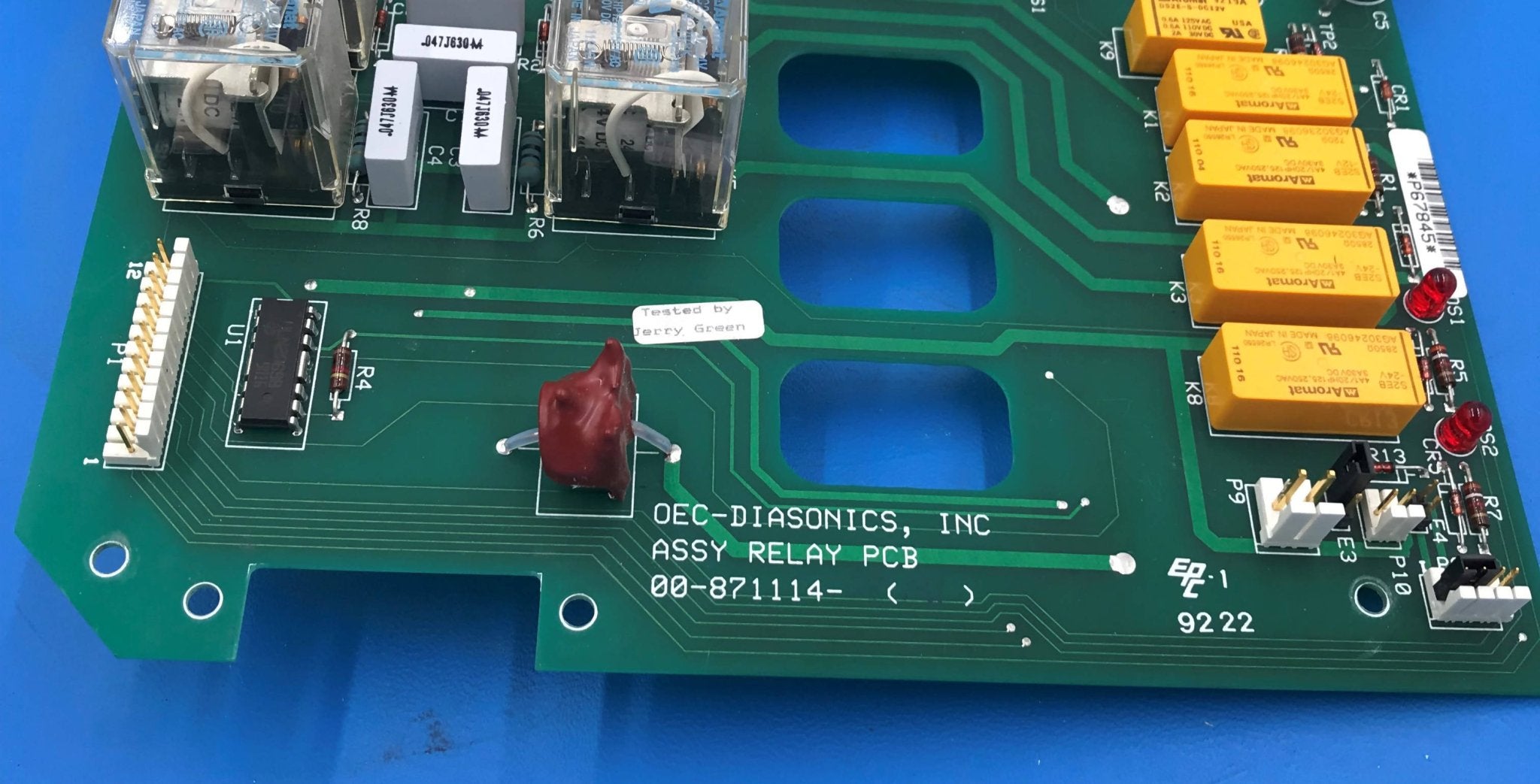 Ass'y Relay PCB (00-871114-08-M1) OEC
