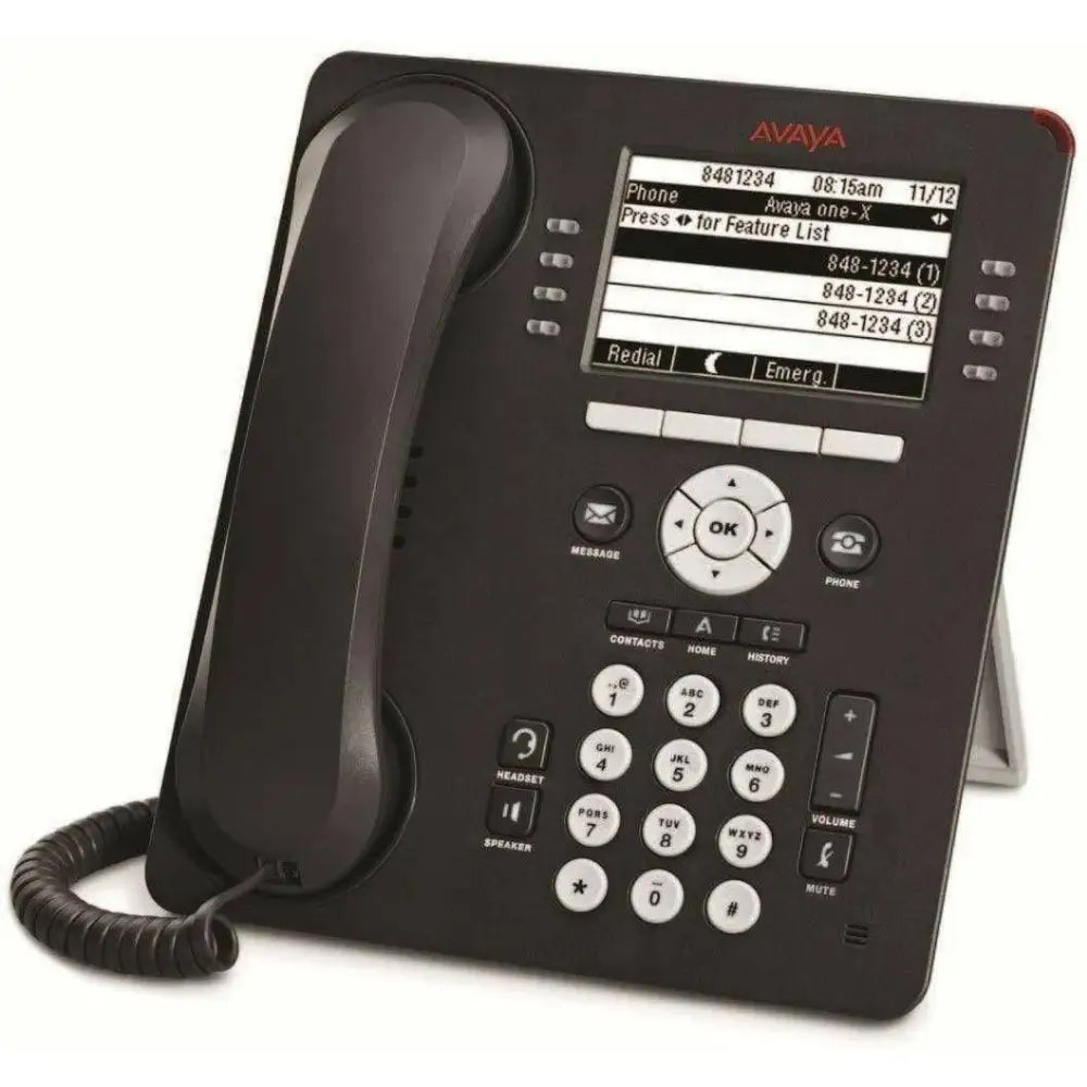 Avaya 9611G IP Phone Gigabit Color Display 8-Line SIP 700504845 - New