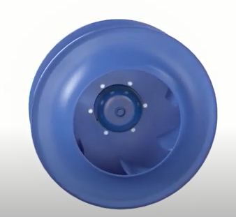 RH31C-ZIK.DC.CR ZIEHL-ABEGG centrifugal fan 2.5KW 380/480V 4.0/3.2A 3640rpm