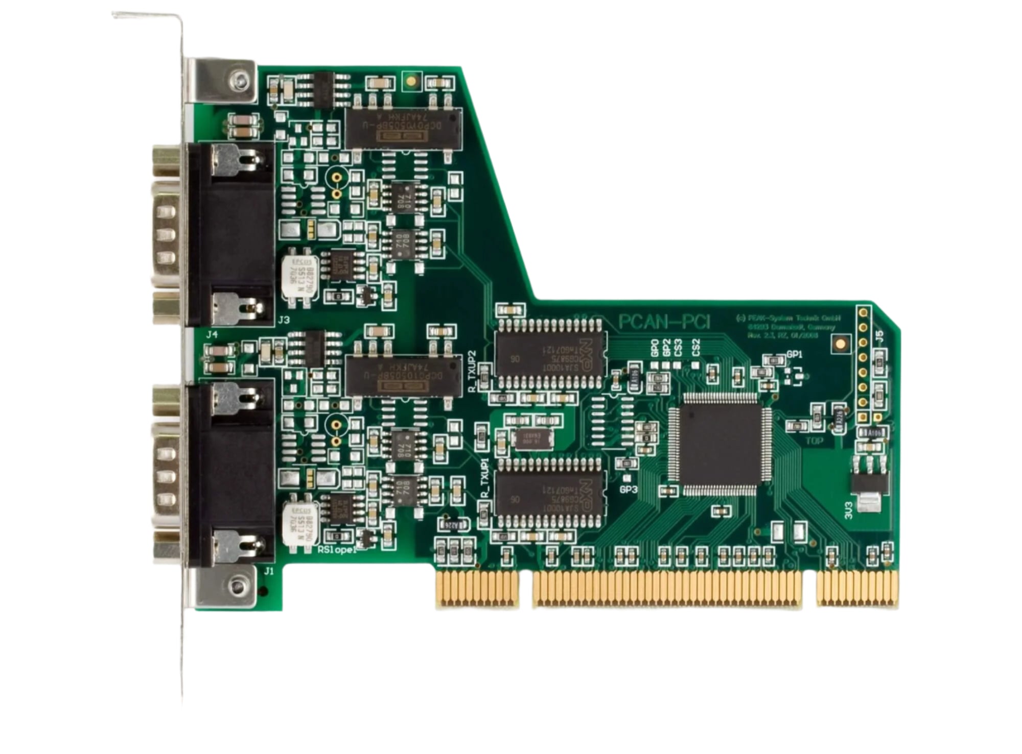 PCAN-PCI insert-card (1ch/2ch)