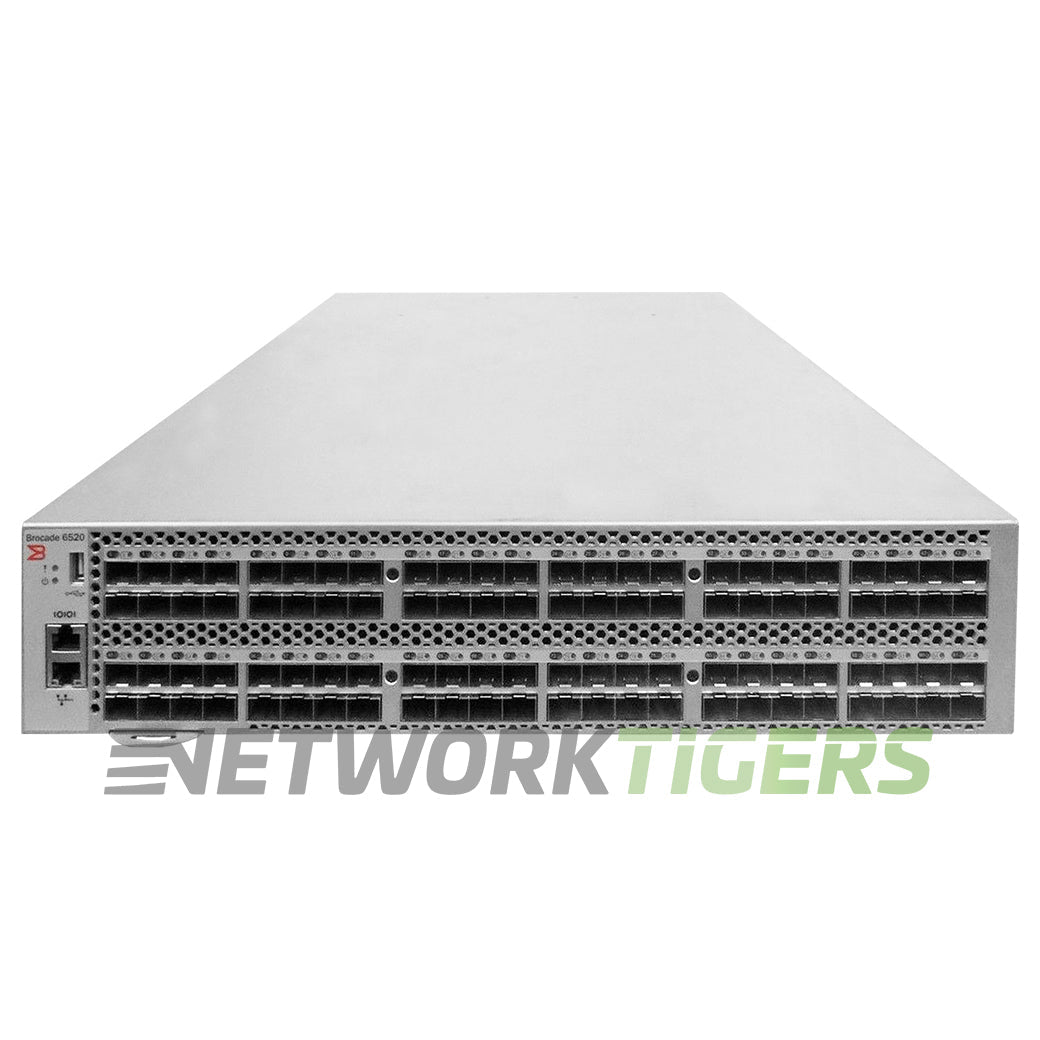 Brocade BR-6520-48-16G-R 96x 16GB Fibre Channel SFP+ (48x Active) SAN Switch