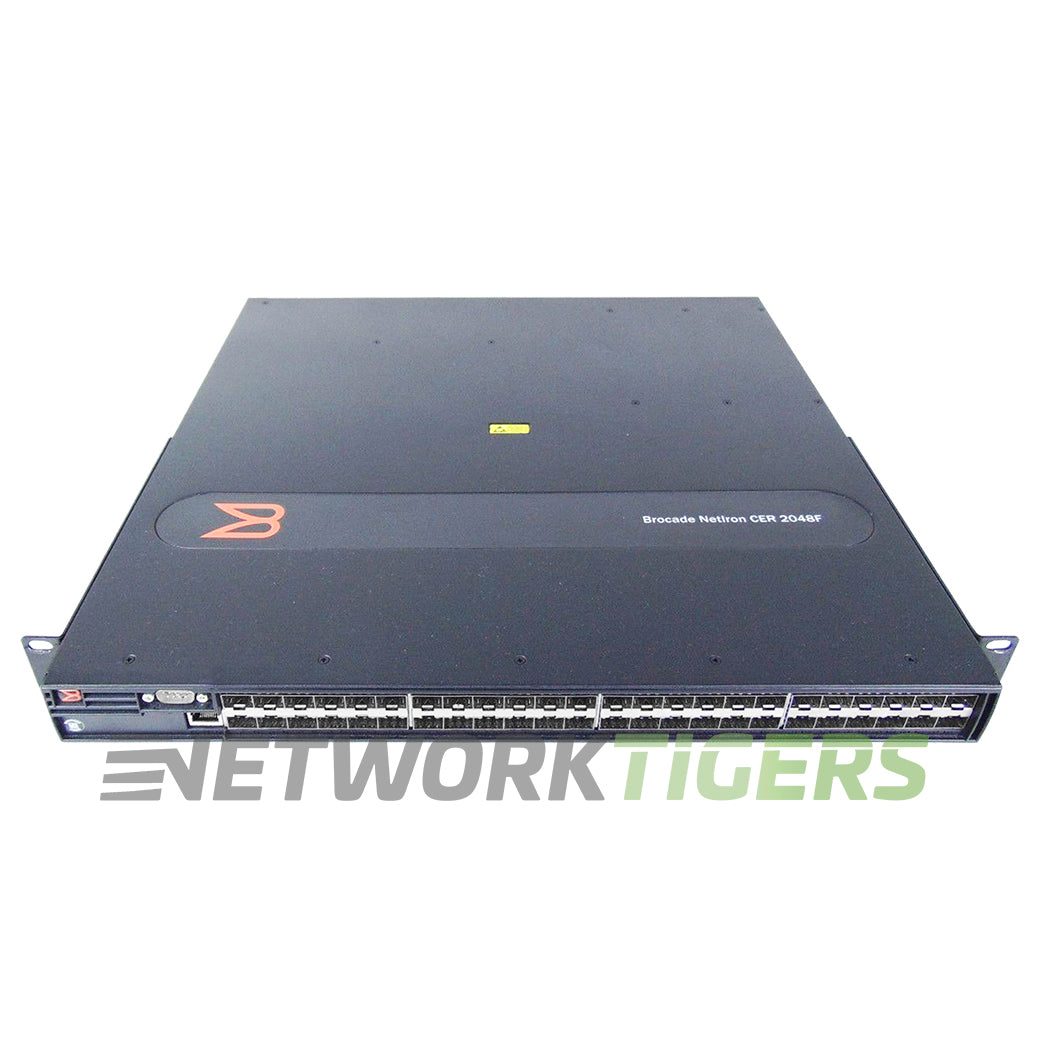 NEW Brocade NI-CER-2048F-DC NetIron CER 2000 48x 1GB Hybrid Fiber SFP Switch