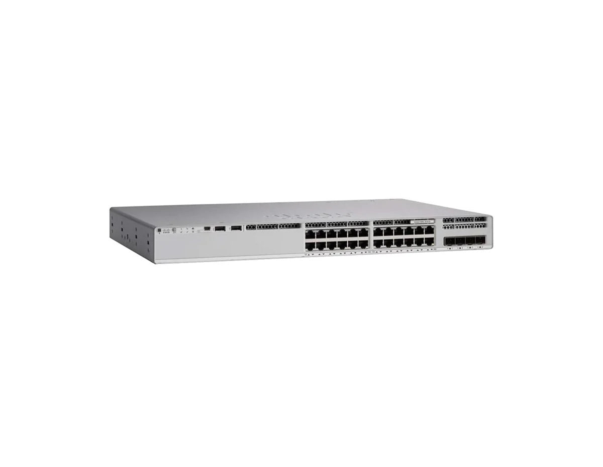 Cisco Catalyst C9200L-24PXG-2Y-A 24-Port mGig PoE+ Switch, 2x25G Uplinks, Network Advantage