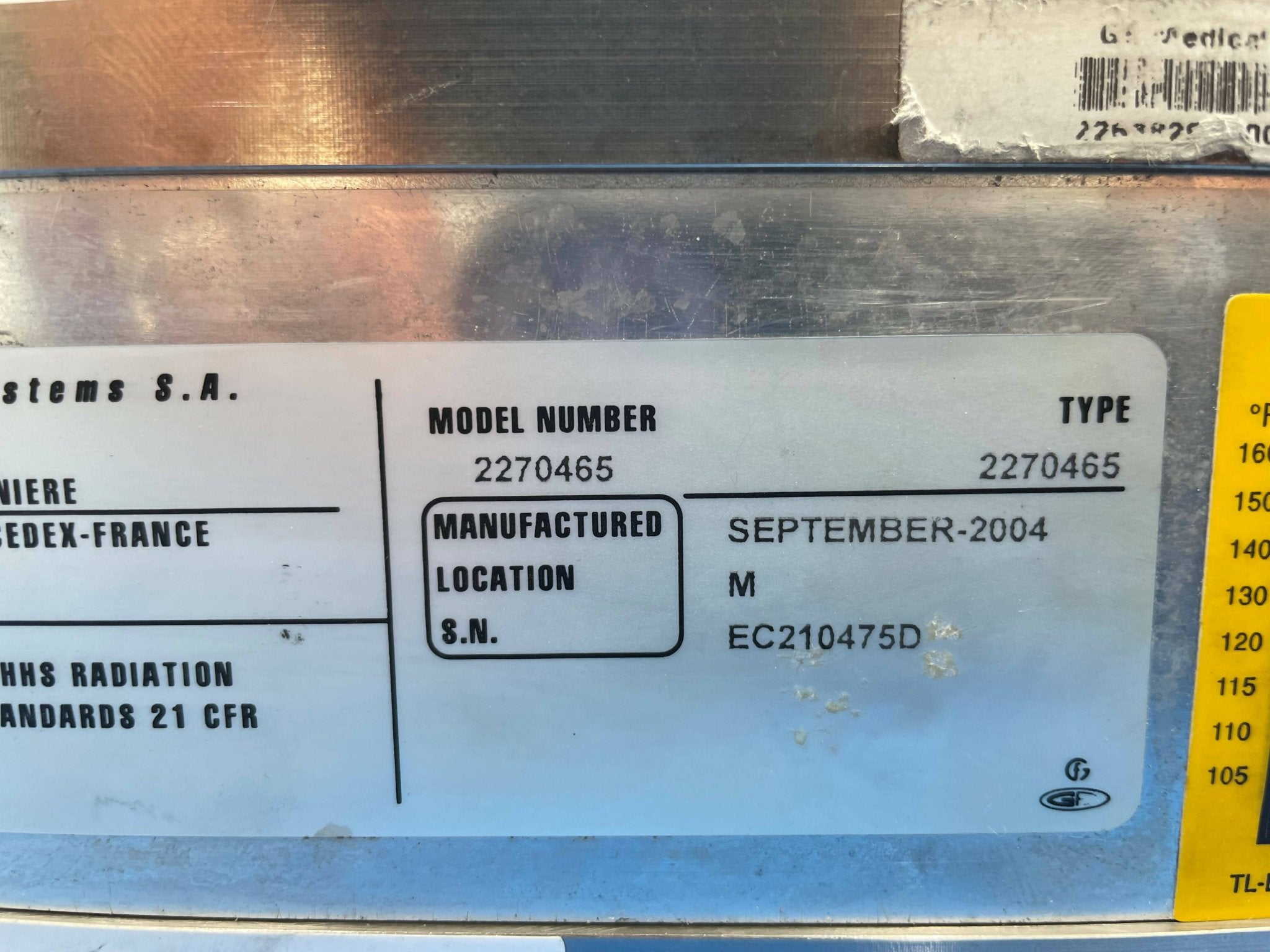 CARDIAC DIGITAL DETECTOR (2232205-2/2270465) GE