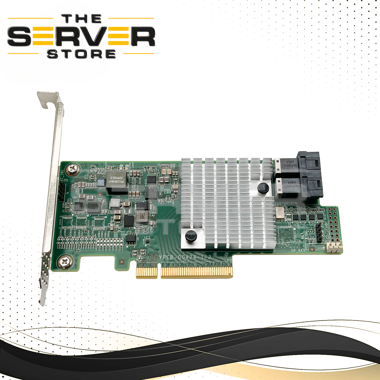 (LOT OF 10) LSI 8P 12G IT Mode FreeNAS Host Bus Adapter (HBA) SAS 9300-8i SAS3008 Controller YZCA-00424-101