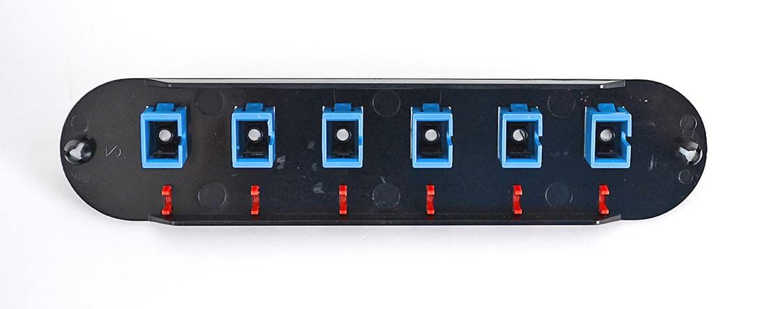 Corning® CCH Panel 6 SM Simplex SC Adapter Ceramic