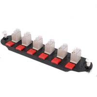 Corning® CCH Panel with 6 Duplex LC MM Ceramic Insert