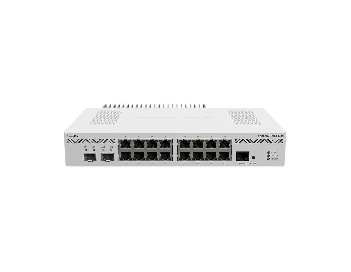 Mikrotik CCR2004-16G-2S+PC Cloud Core Router
