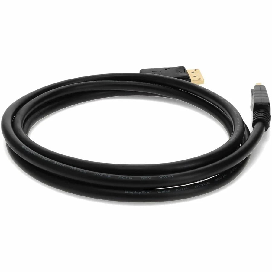 AddOn 5-Pack of 3ft DisplayPort 1.2 Male to DisplayPort 1.2 Male Black Cables For Resolution Up to 3840x2160 (4K UHD)